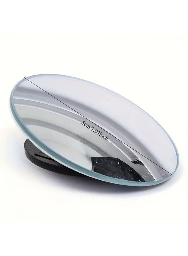 2 Pack Blind Spot Mirror 360 Adjustable Wide Angle No Tool Installation Car Safety - Image 2